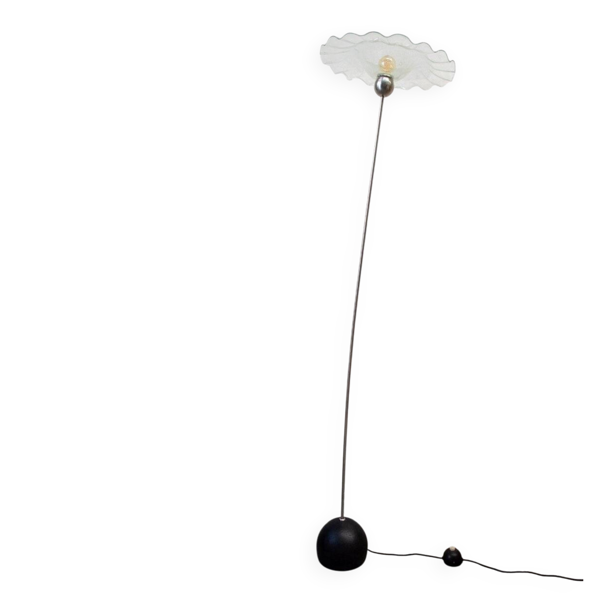 Farfallone floor lamp in Murano glass by Toni Zuccheri for Venini, Italy, 1970s.