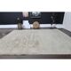 1970s Vintage Persian Handmade Wool Cotton Beige Area Rug 285x370