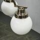Art Deco Five-Light Chrome Chandelier, Czechoslovakia, 1930s