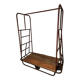Iron and wood industrial trolley / clothes rack