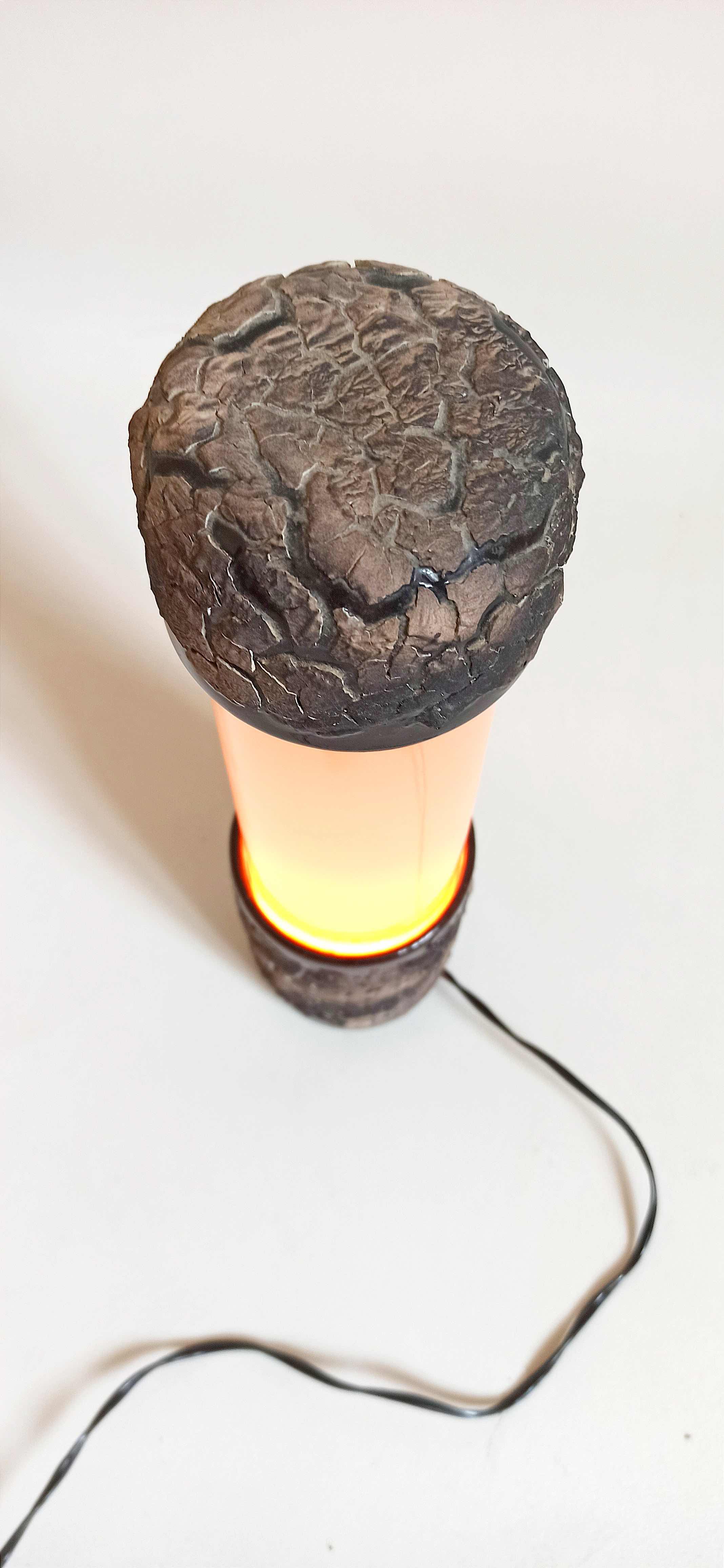 Ceramic lamp Fat Lava Luc Vallauris 70s