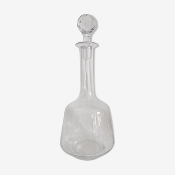 Carafe a vin crystal faceted cap