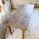 Table de ferme chêne 1950 pieds fuseaux