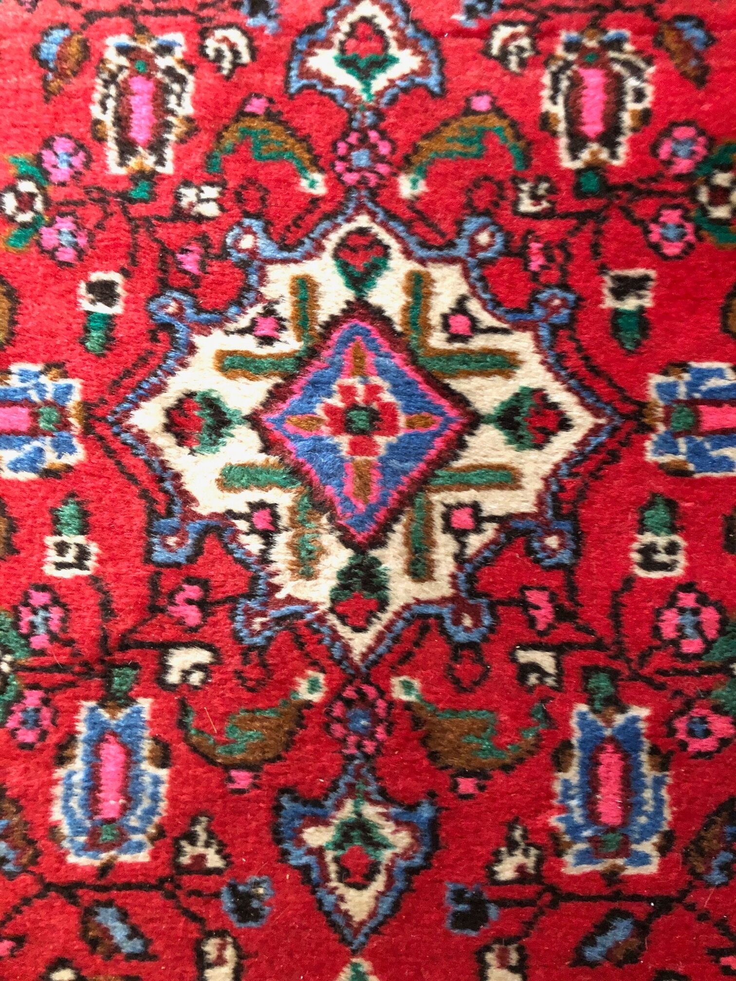 Iranian vintage carpet  77x119cm