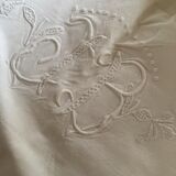 Embroidered cotton sheet JB.