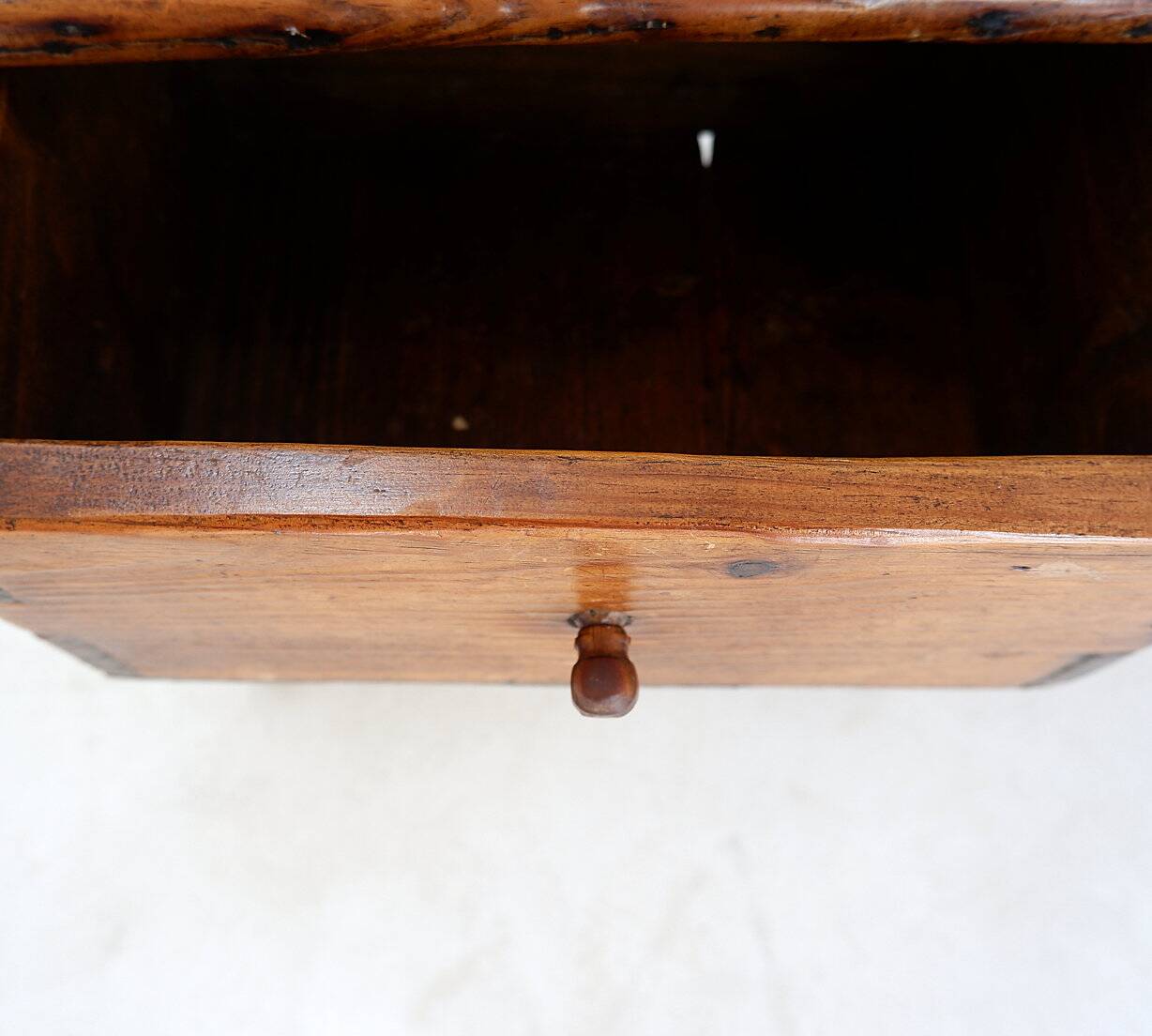 18th Century Spanish Chestnut Wood Side Table