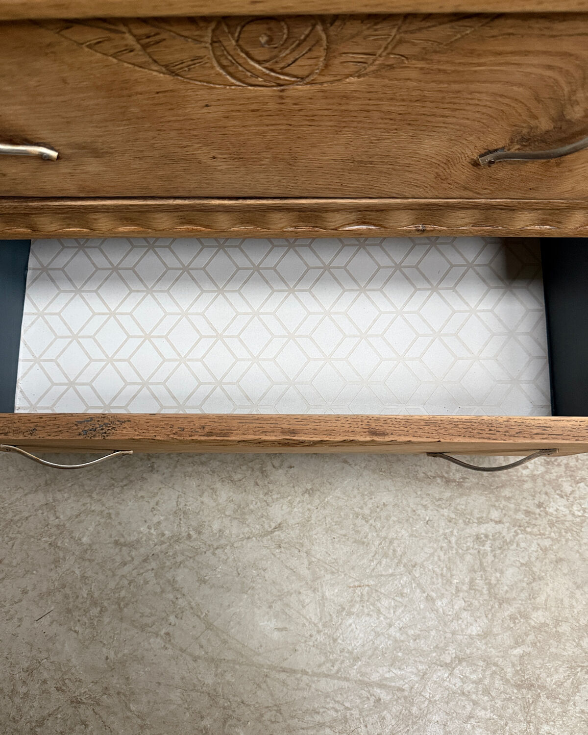 Art Deco oak commode (renovated)