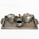 Coffee service art deco tin cuvelier