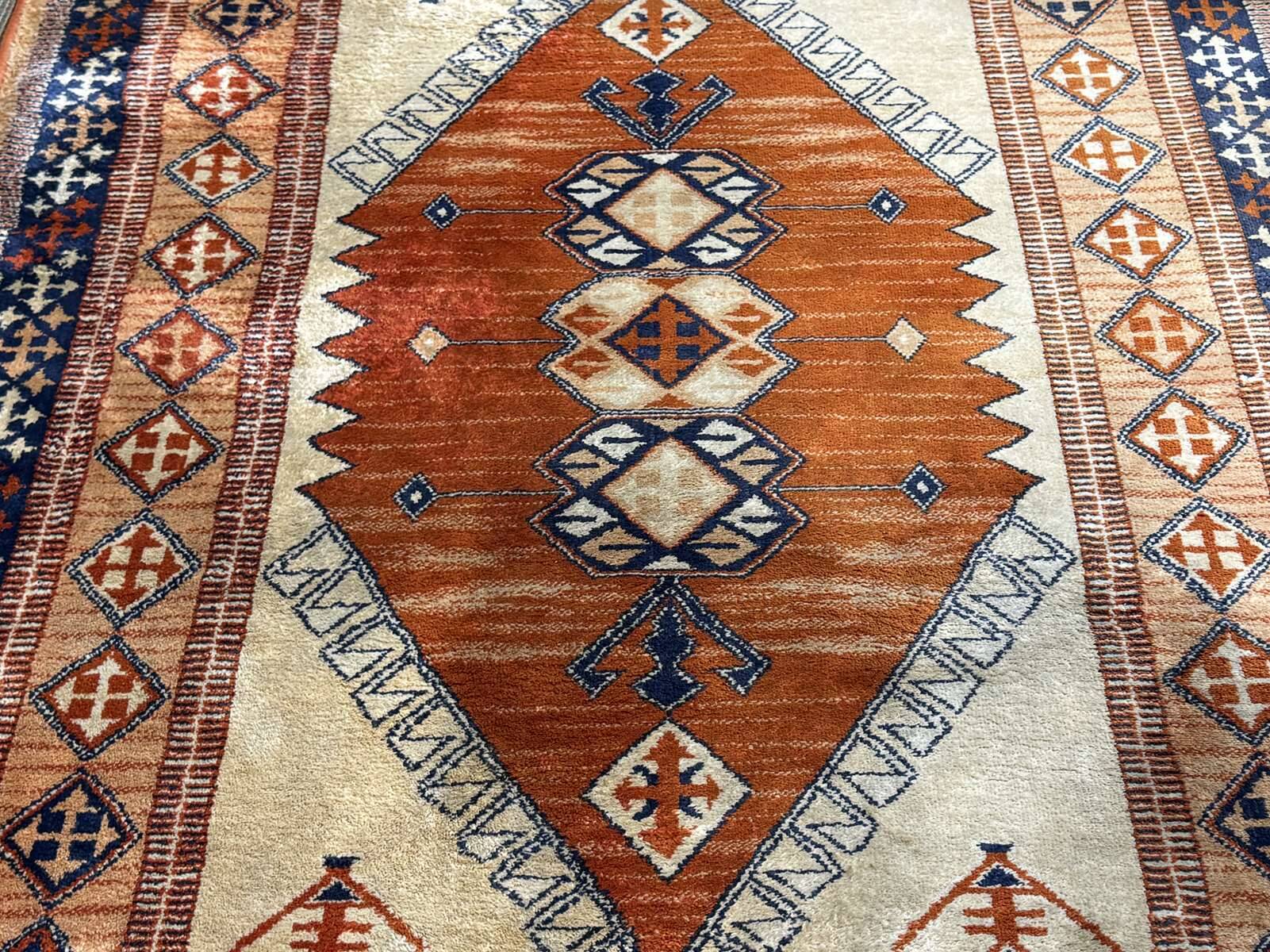 Handmade wool Persian carpet