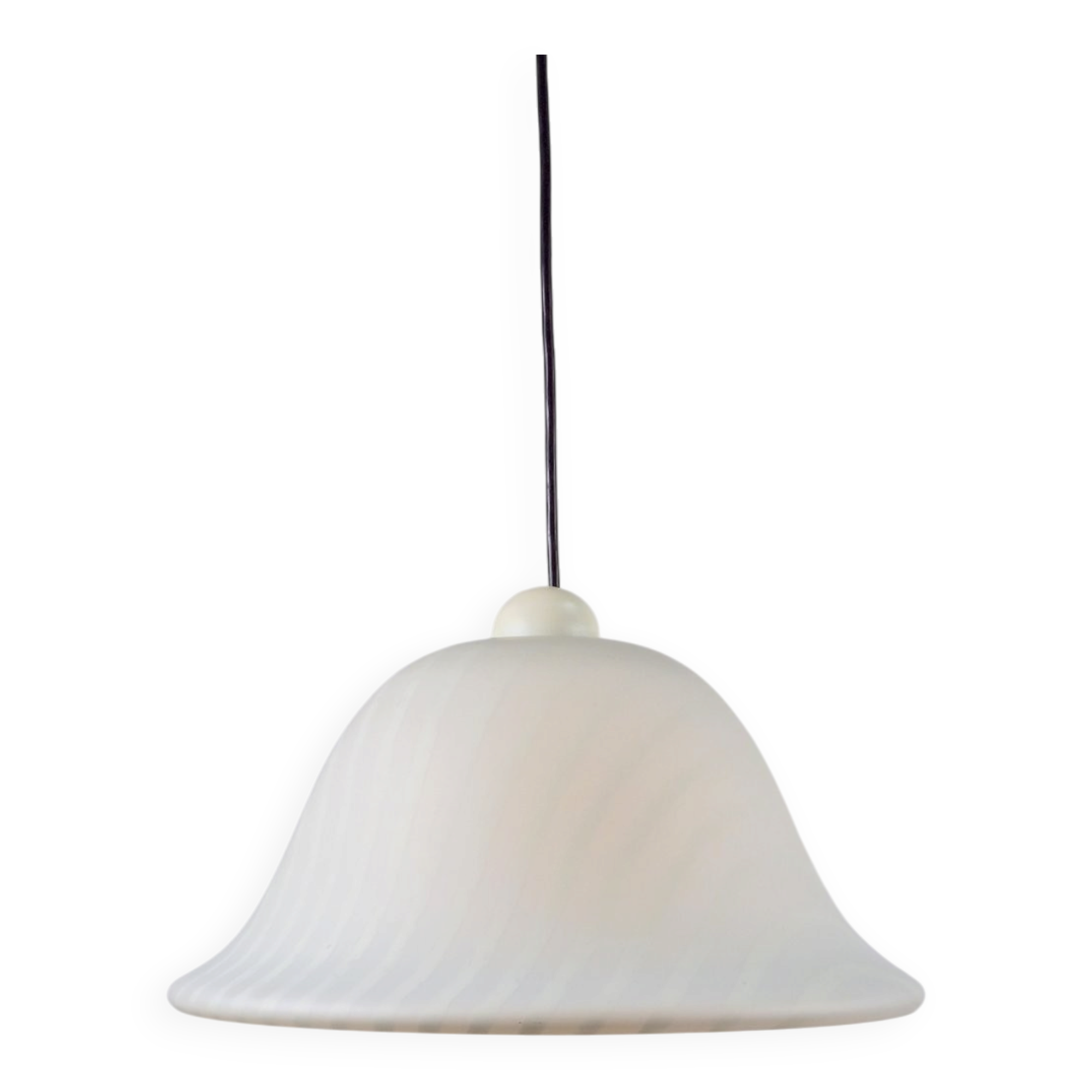 Vintage Pendant Zebra Lamp from Peill & Putzler, 1960s