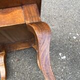 Footrest style Louis XV walnut late 19th
