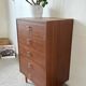 Vintage chest of drawers from the 1960s.