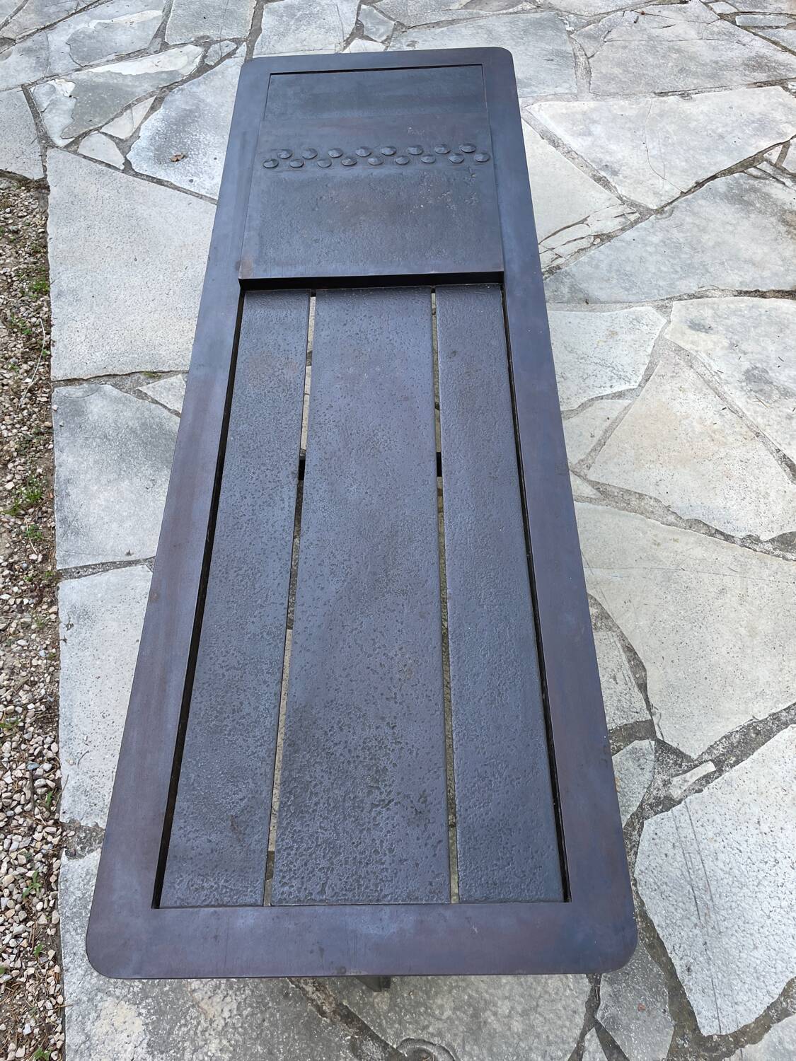 1980 Steel Coffee Table