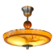 Scandinavian Art Deco glass pendant light, 1930s