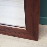 Mirror in mahogany frame, Danish design, 1970s, production: Denmark