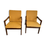 Pair of Scandinavian style armchairs