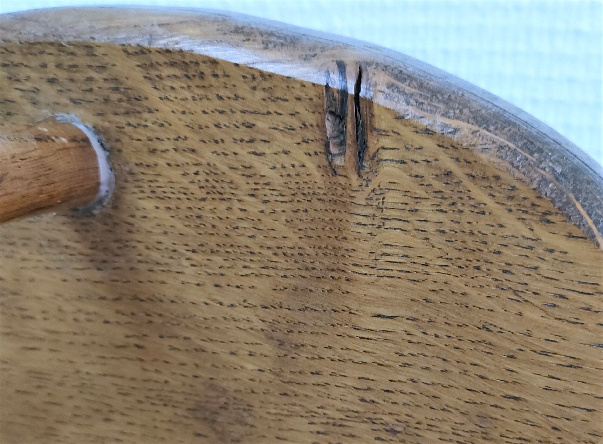 Pair of tripod stools feet solid wood solid wood vintage design