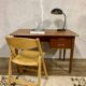 Scandinavian teak desk from the 1960s, length 110 cm