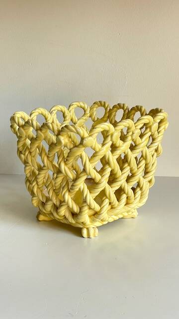 Vintage Braided Cache-Pot