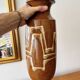 Vintage Brown Scheurich Keramik West German Vase