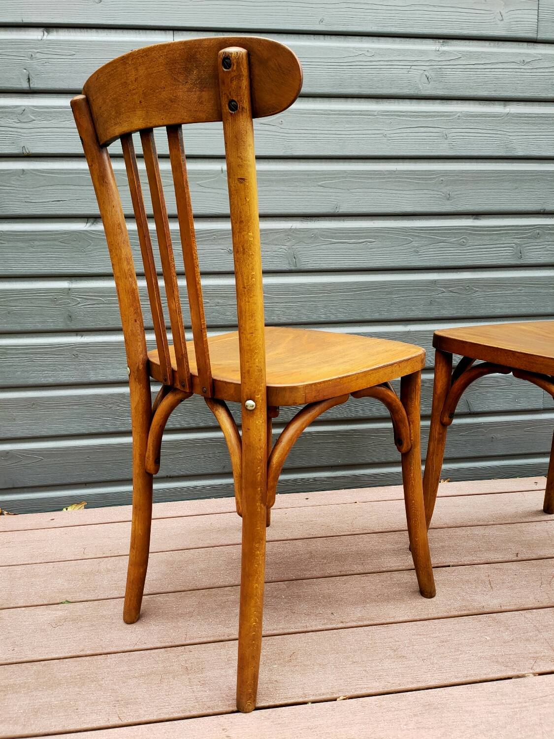 Pair of Luterma bistro chairs