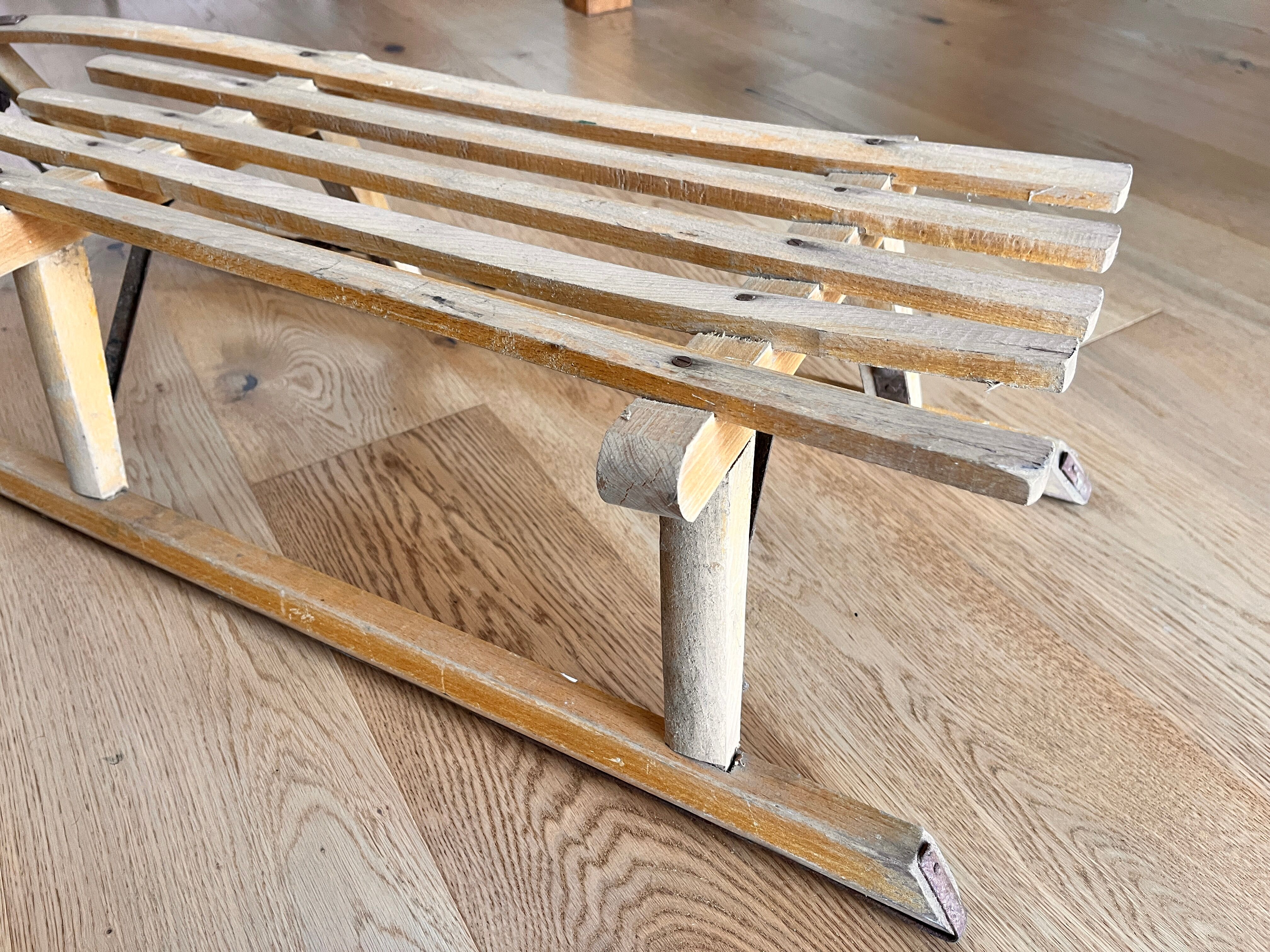Wooden sled