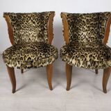 Pair of leopard bridge heaters