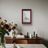 Printed in 1889, Meurthe-et-Moselle, old map.