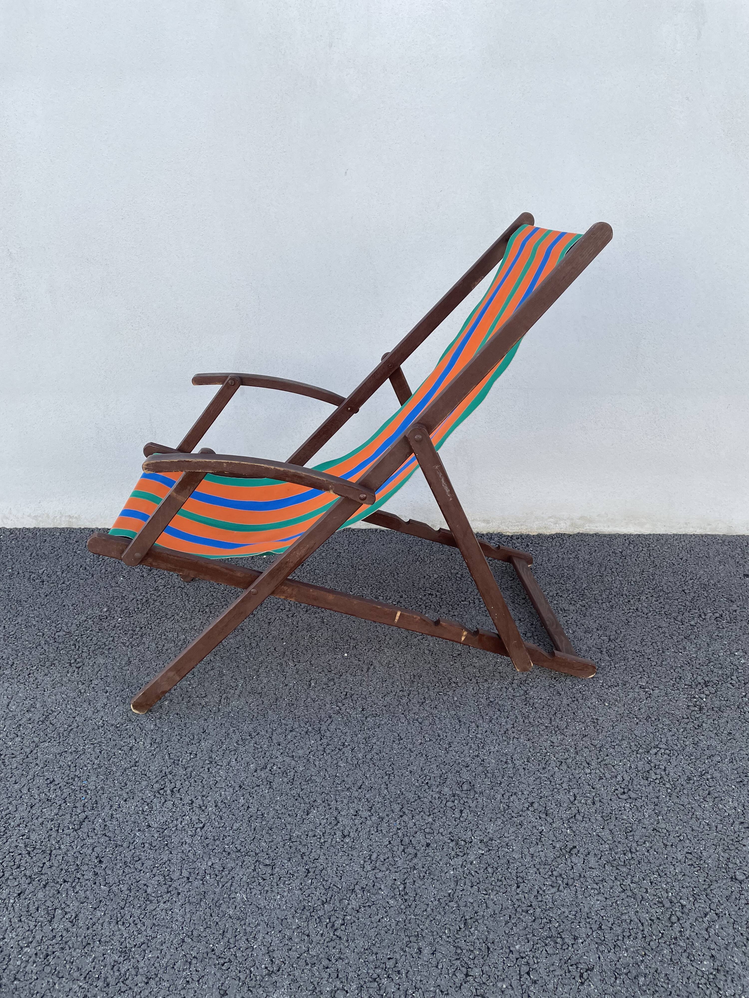Chilean vintage deckchair