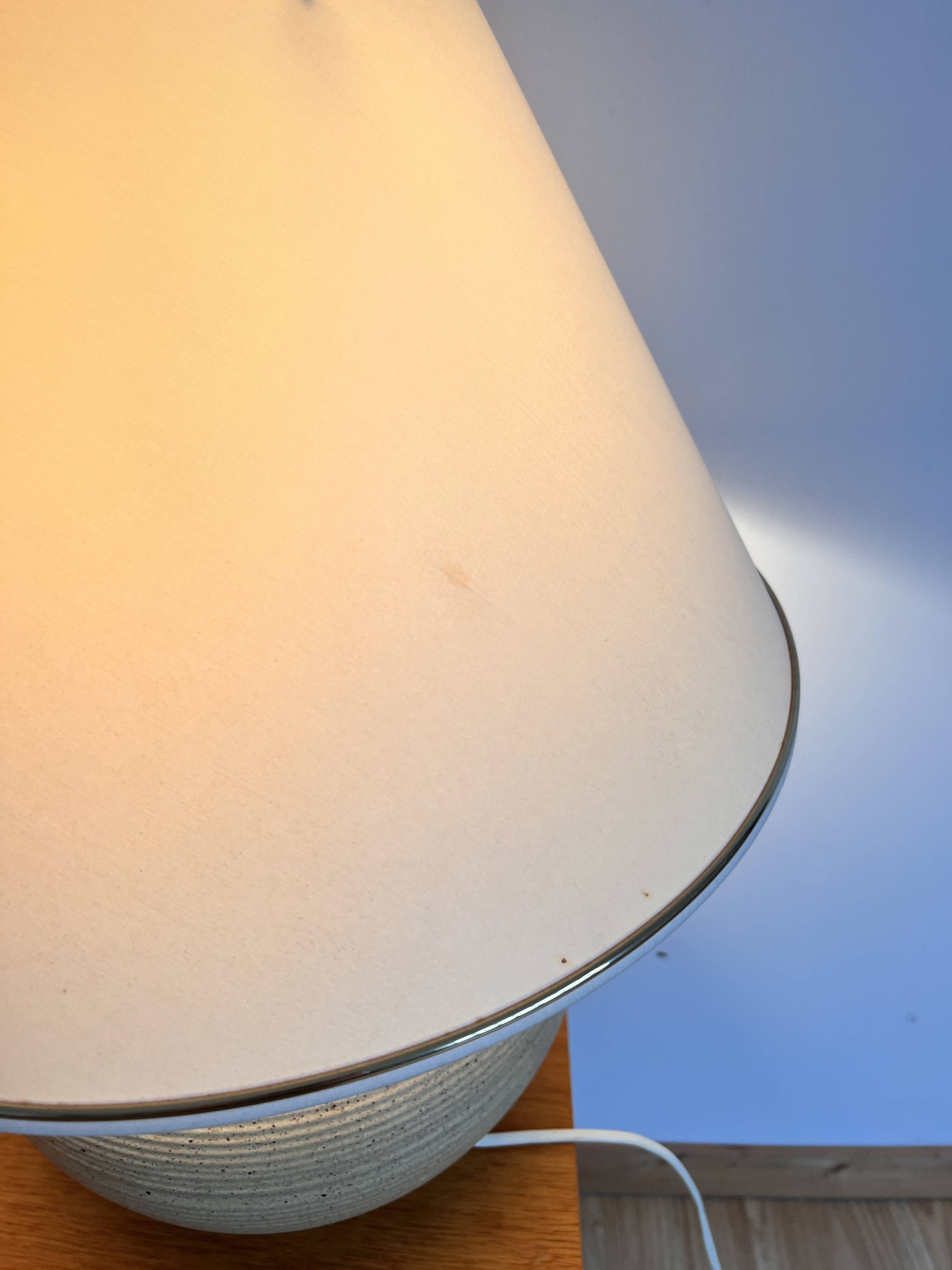 Vintage stoneware lamp