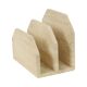 Vintage Travertine Natural Stone Magazine Rack – 1970s
