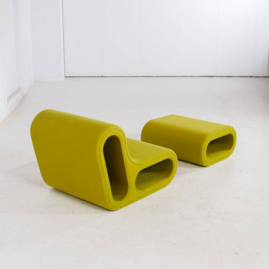 'Other One' Lounge Chair & Hocker by Hay