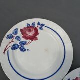 Lot d'assiettes dépareillées anciennes estampillées