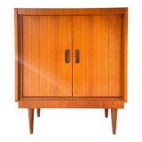 Vintage Scandinavian teak chest of drawers, 1960.