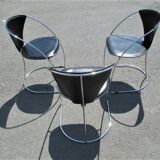 Set of three Linda Chairs, Italy, 1980s