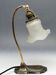 20th century glass and metal table lamp, Austria-Hungary, 1890s