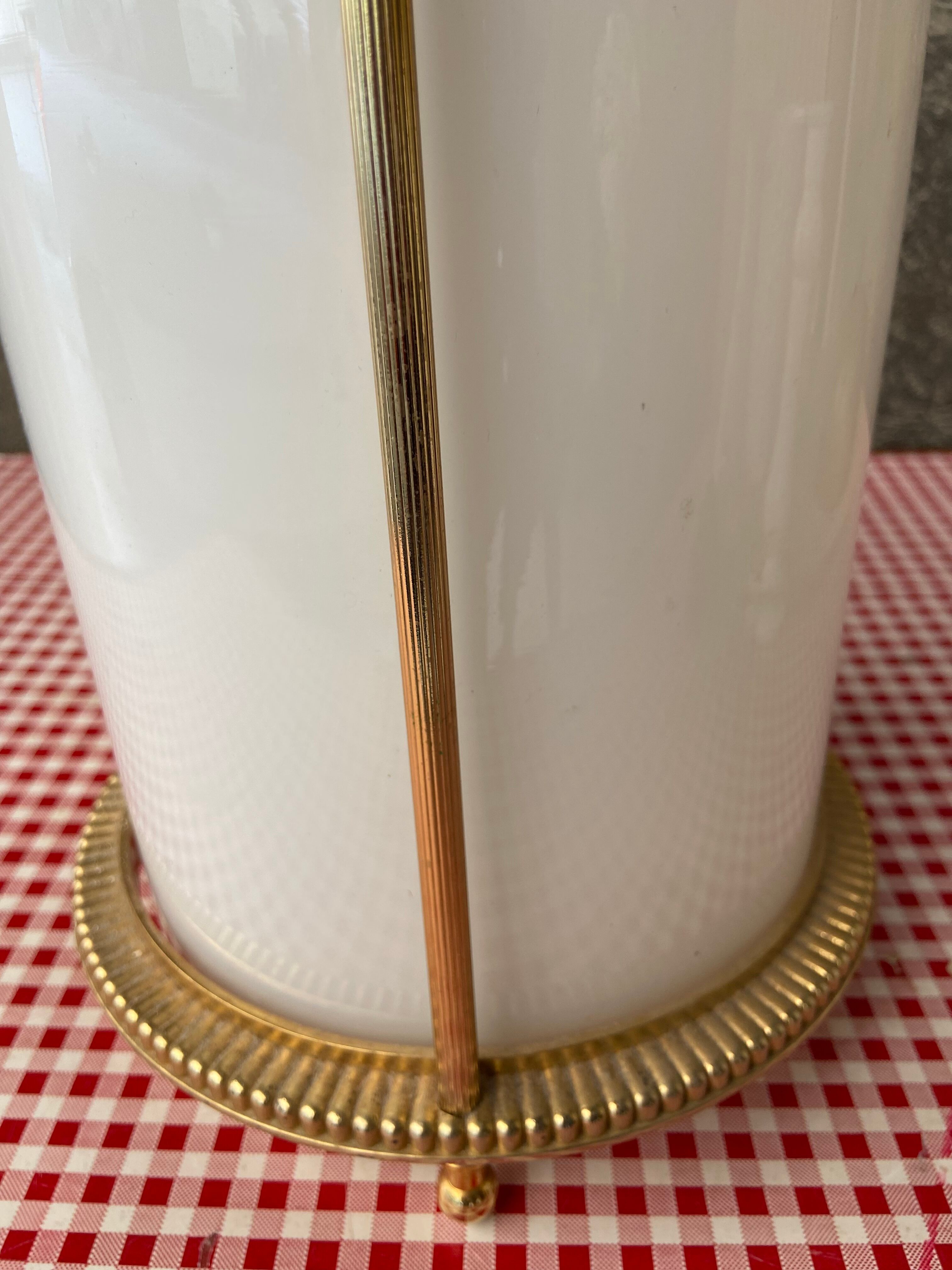 Opaline basket art deco style