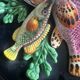 trompe l'oeil plate - Vallauris Majolica - Fish/Seafood -