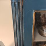 Showcase Louis XVI blue patina