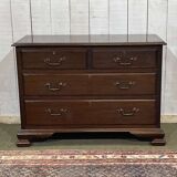 Early 20th century English mahogany chest of drawers