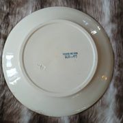 6 assiettes plates anciennes en Terre de fer Hb& Cie