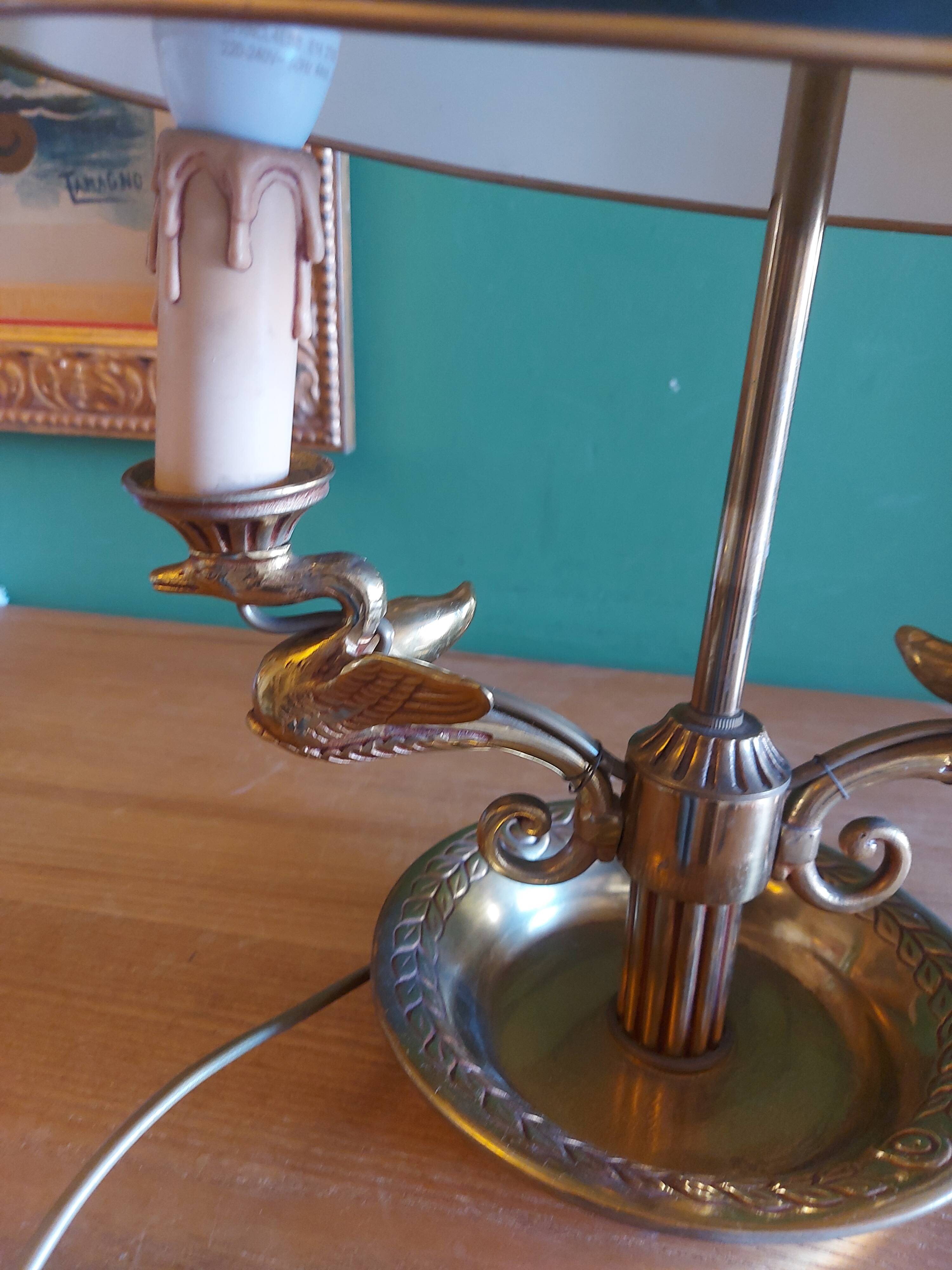 BOUILLOTTE LAMP IN BRONZE, SIGN DECOR