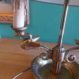 BOUILLOTTE LAMP IN BRONZE, SIGN DECOR