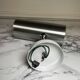 Dutch Raak brushed aluminum wall light