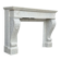 Charles X fireplace in Carrara marble, 19th century