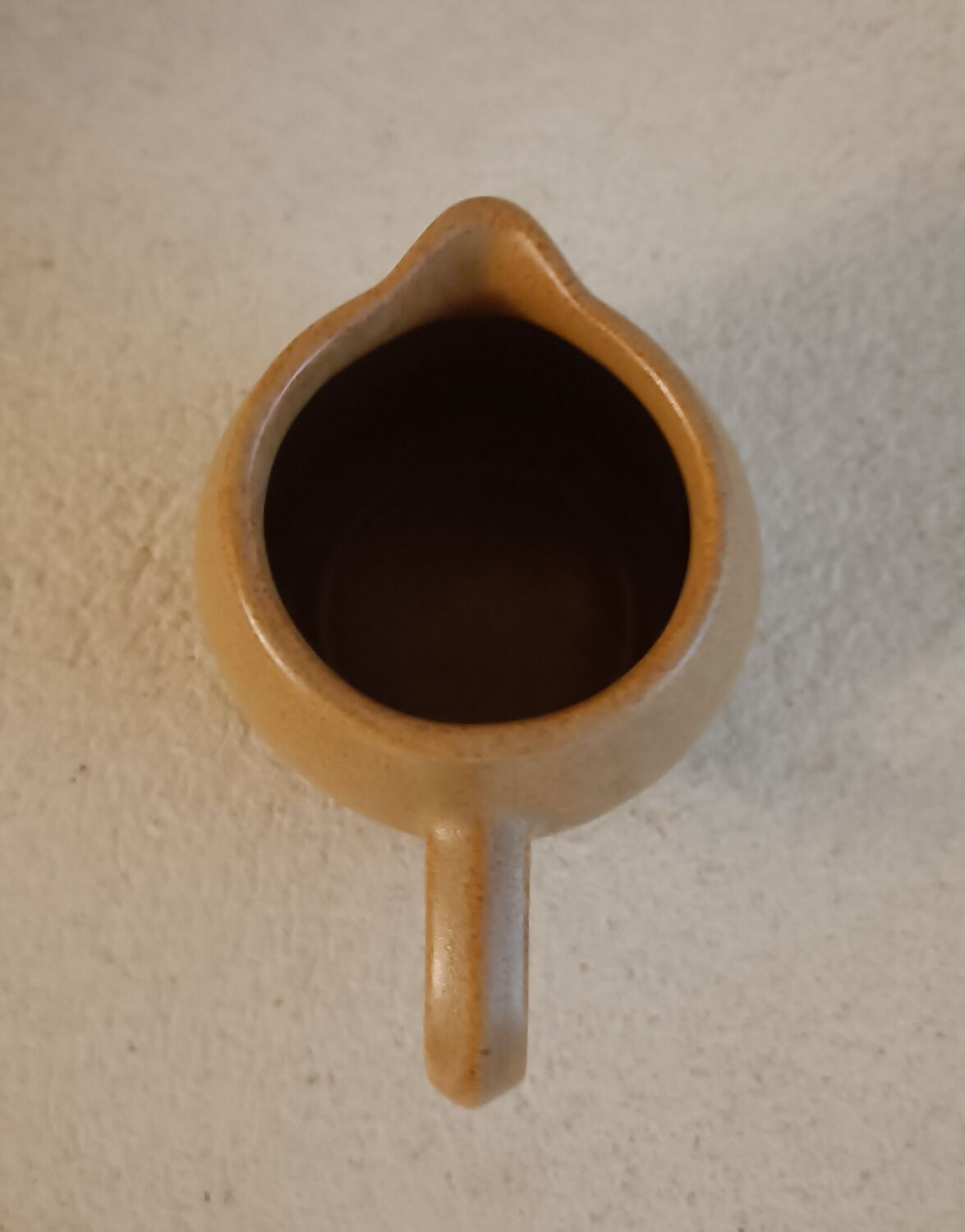 Sarreguemines stoneware milk jug