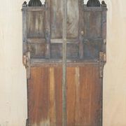 Buffet antique sculpté main style temple birman vers 1860