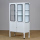Glass & Iron Medical Cabinet, 1970s