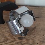 Silver Space Age wall light