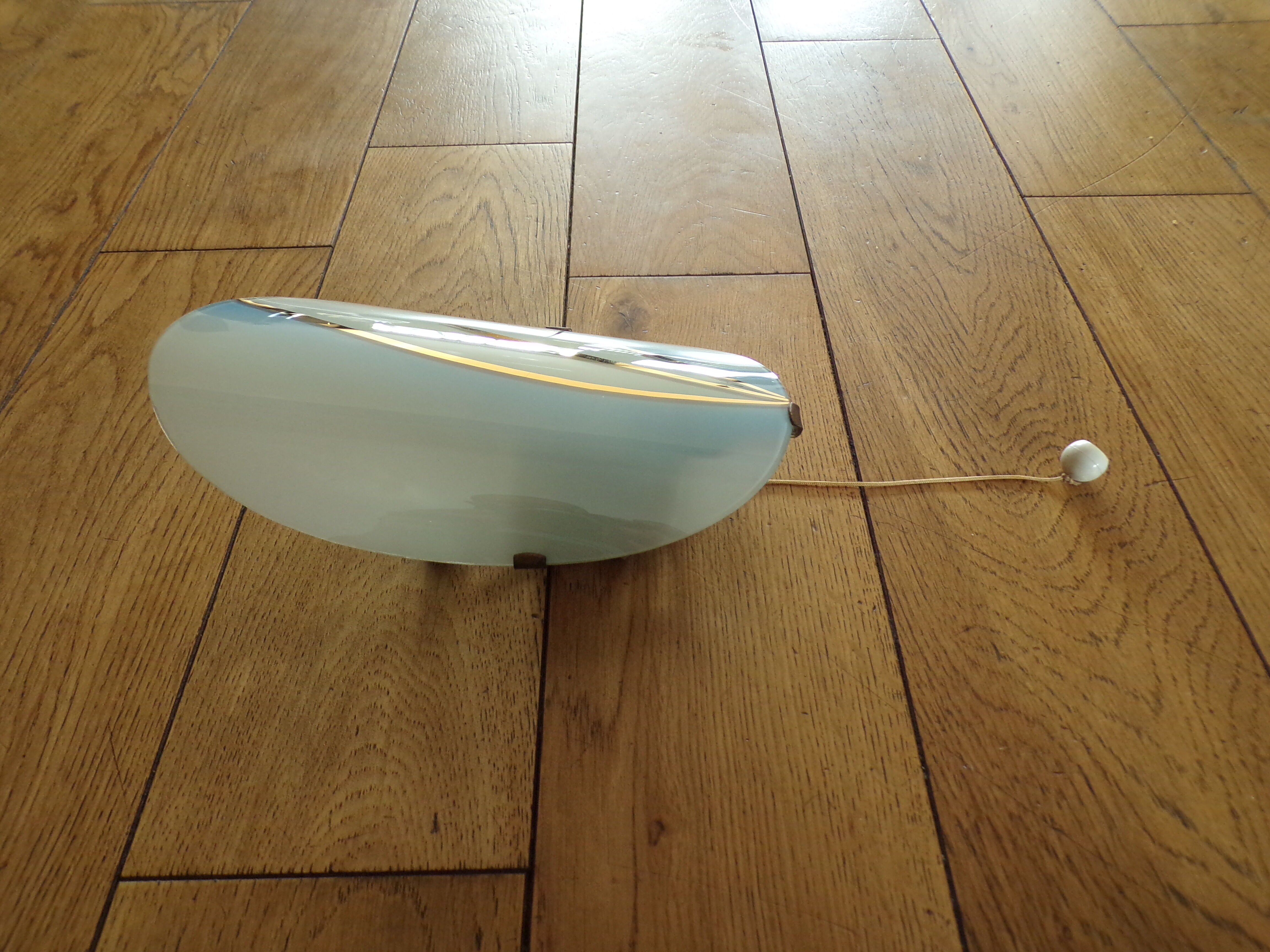 Modernist glass wall lamp